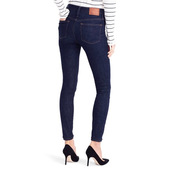 J. Crew Denim - J. Crew 9” High Rise Toothpick Jeans Classic Rinse